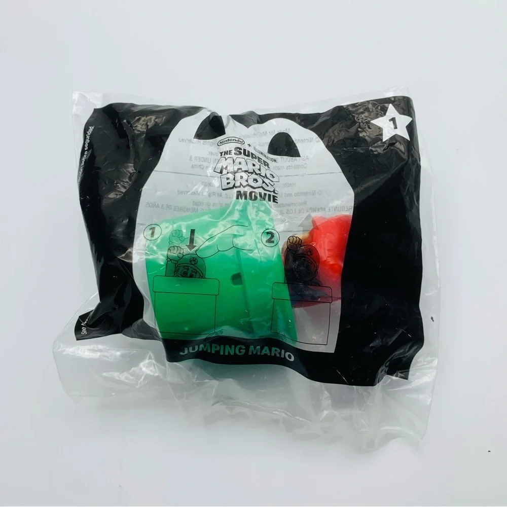 #1 Jumping Mario The Super Mario Bros. Movie McDonald’s 2022 Happy Meal Toy New